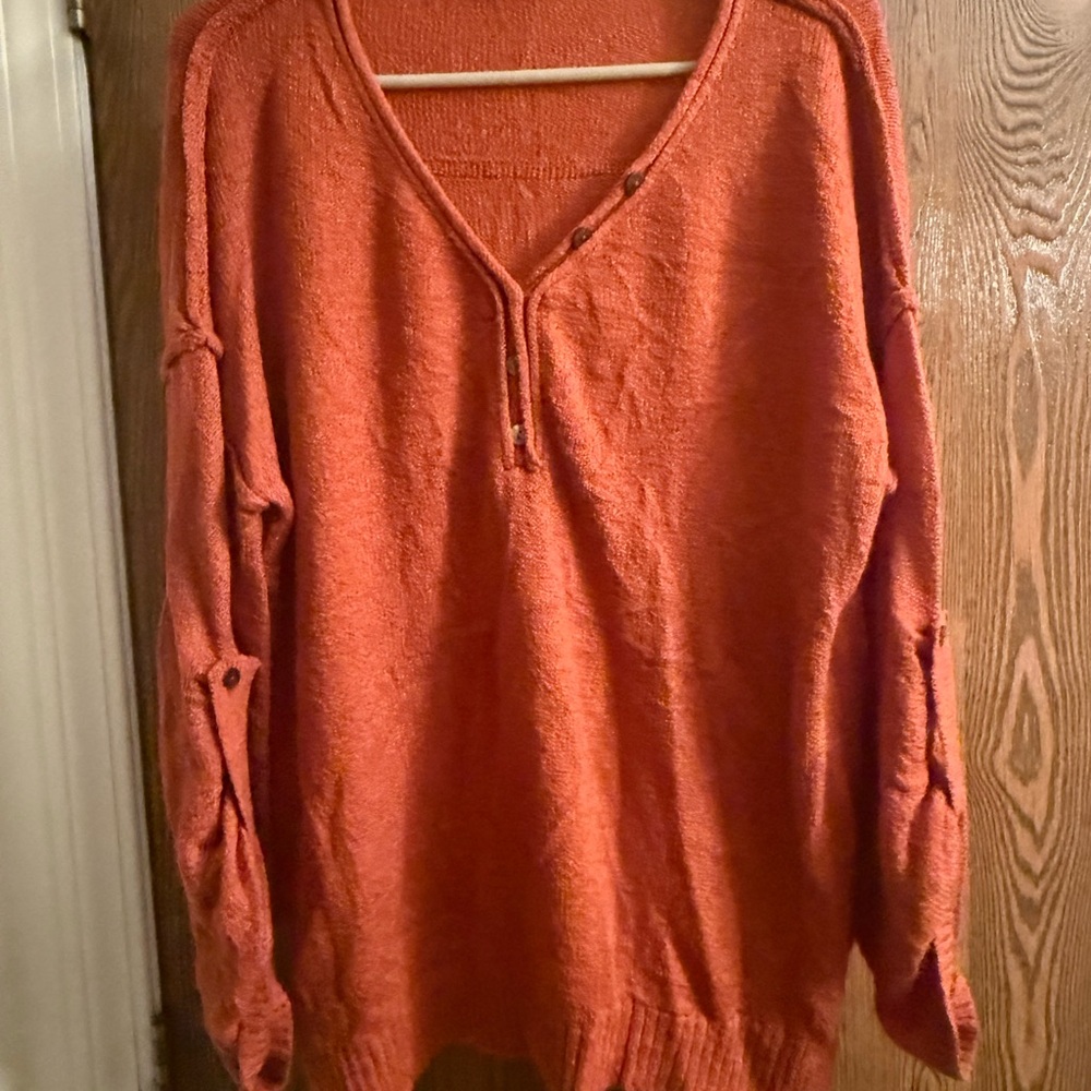 Women's Orange Sweater